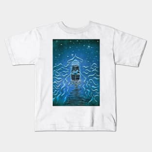 Sailing with the stars. Kids T-Shirt